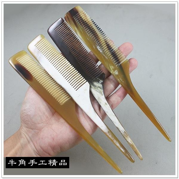 【摩邦比】牛角尖尾梳 頭皮按摩 頭皮護理 頭髮保養 穴道按摩 牛角梳T-B20a-細節圖4