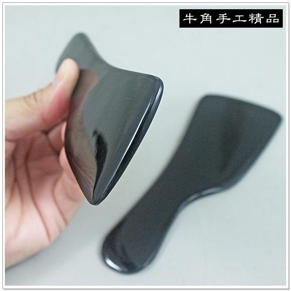 【摩邦比】小刀型牛角刮痧板 刮痧片刮痧器刮腿雕塑刮手臂刮腿板保健四肢刮痧肩頸刮痧背部刮痧臉部刮痧T-B93-細節圖2