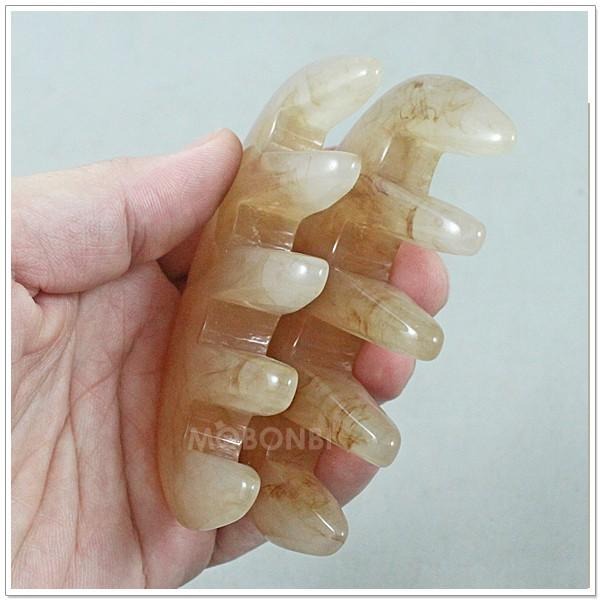 【摩邦比】樹脂按摩器 樹酯蜜蠟刮痧頭皮按摩刮痧器刮痧棒按摩器頭部按摩手臂刮痧背部刮痧美容刮痧背部刮痧腿部刮痧M-128-細節圖2