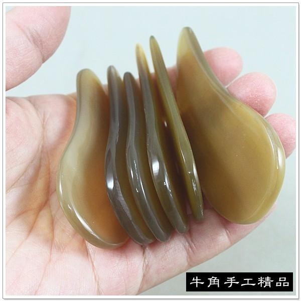 【摩邦比】小白眉牛角刮痧板 撥筋 刮痧片 刮痧器 刮腿板 臉部刮痧 美容刮痧 保健 原始點 臉部按摩T-A22-細節圖5