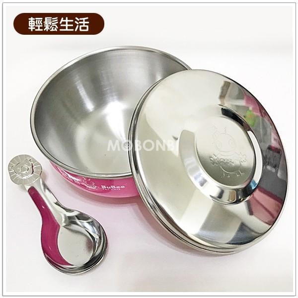 【摩邦比】正#304不銹鋼雙層隔熱碗 Y-205SS 兒童碗 防滑碗 不銹鋼碗 點心碗 餐碗 湯碗 幼稚園碗-細節圖3