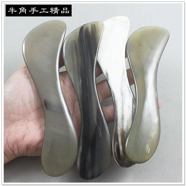 【摩邦比】刀形牛角刮痧棒 刮痧 刮痧片 刮痧棒 刮痧器 刮腿 雕塑 刮手臂 瘦腿板 保健 原始點T-B78-細節圖4