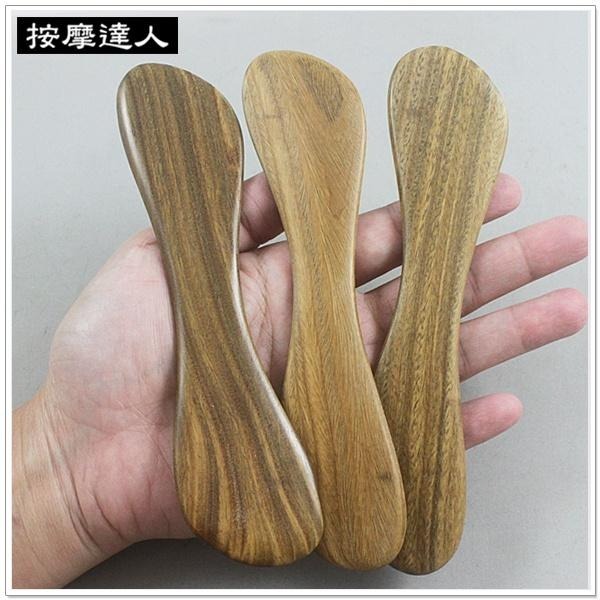 【摩邦比】綠檀木刮痧板 原木刮痧 按摩 臉部刮痧 原始點 腳底按摩 背部刮痧 腿部刮痧 手臂刮痧M-103a-細節圖5