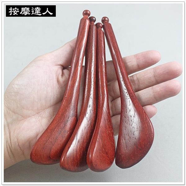 【摩邦比】酸枝木點穴刮痧棒 臉部按摩 穴道按摩 臉部刮痧 撥筋刮痧 指壓 推拿 點穴棒 原始點 禮贈品M-105-細節圖5