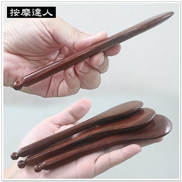 【摩邦比】酸枝木點穴刮痧棒 臉部按摩 穴道按摩 臉部刮痧 撥筋刮痧 指壓 推拿 點穴棒 原始點 禮贈品M-104-細節圖3