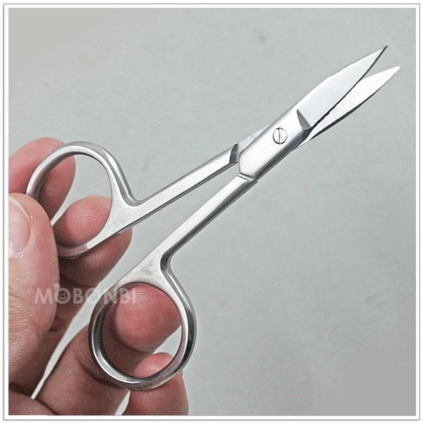【摩邦比】不銹鋼砂光直剪(附套)  小剪刀 不銹鋼剪刀 LS2267-細節圖2
