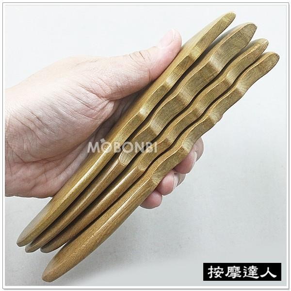 【摩邦比】梢楠刀型刮痧板 撥筋臉部按摩穴道按摩臉部刮痧撥筋刮痧棒指壓推拿按摩器原始點禮贈品M-34-細節圖2