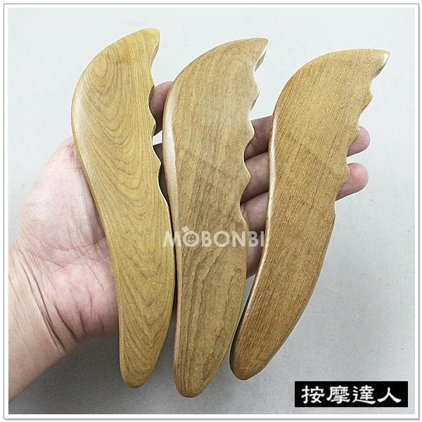 【摩邦比】梢楠刀型刮痧板 撥筋臉部按摩穴道按摩臉部刮痧撥筋刮痧棒指壓推拿按摩器原始點禮贈品M-34-細節圖4