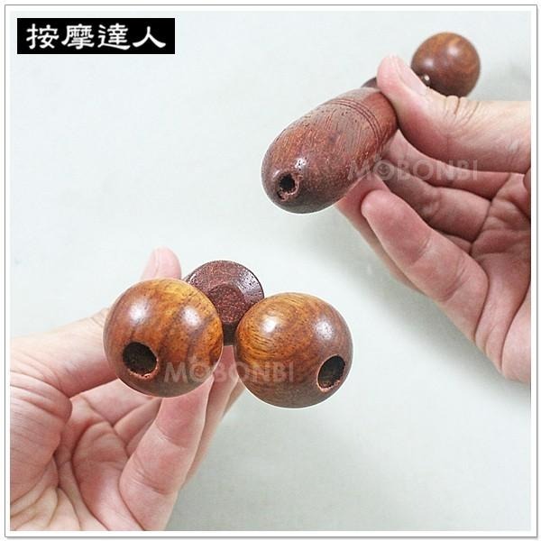 【摩邦比】酸枝木按摩器 原始點 臉部按摩 穴道按摩 舒展放鬆 關節按摩 禮贈品M-81-細節圖3