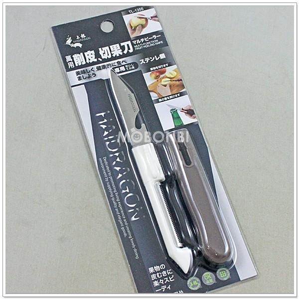 【摩邦比】上龍萬用削皮切果刀 削皮 水果刀 料理刀 菜刀 冷凍刀 瓜刨TL-1355-細節圖2