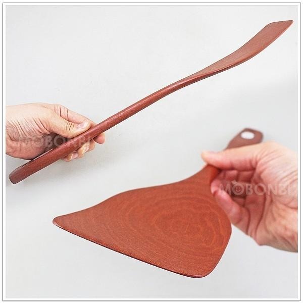 【摩邦比】御膳坊曲角長煎鏟 不沾鍋木鏟不粘鍋鏟不沾鍋炒菜匙木煎匙竹飯鏟木鏟木鍋鏟炒飯鏟飯鏟木飯匙005W030990-細節圖2