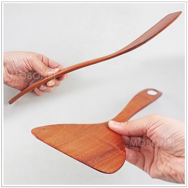 【摩邦比】御膳坊薄形煎匙 不沾鍋木鏟不粘鍋鏟不沾鍋炒菜匙木煎匙竹飯鏟木鏟木鍋鏟炒飯鏟飯鏟木飯匙炒菜鏟005W06010-細節圖2