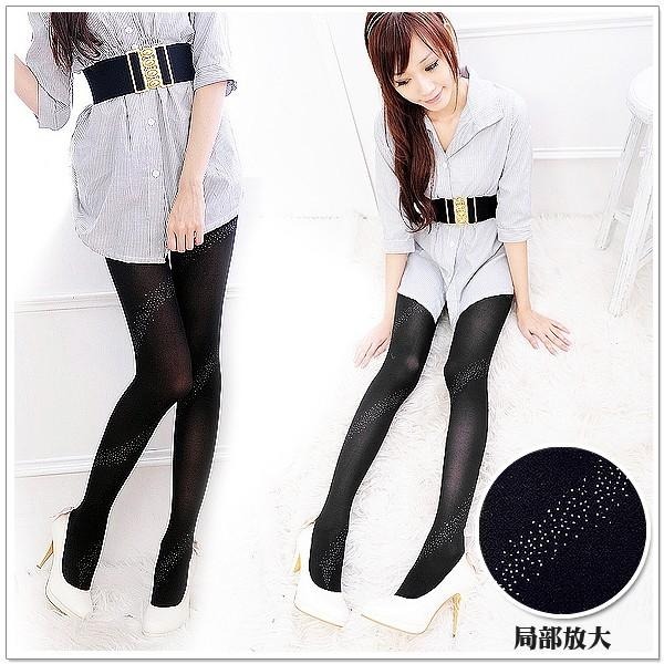 【摩邦比】銀河螺旋造型加大大尺碼褲襪(XL-3XL) 大尺碼絲襪 孕婦襪 孕婦褲襪 絲襪-細節圖2