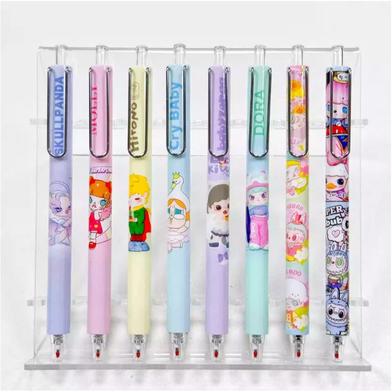 NO.1038 POP CRY BABY 中性筆 按動 中性筆 k35限定考試 黑筆 0.5mm 快乾 速寫-細節圖4