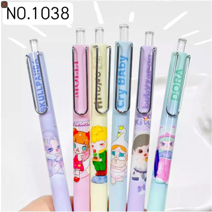 NO.1038 POP CRY BABY 中性筆 按動 中性筆 k35限定考試 黑筆 0.5mm 快乾 速寫-細節圖5