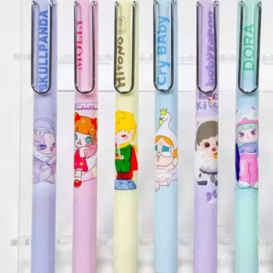 NO.1038 POP CRY BABY 中性筆 按動 中性筆 k35限定考試 黑筆 0.5mm 快乾 速寫-規格圖6