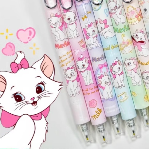 NO.1393 瑪麗貓 MARIE 中性筆 按動 中性筆 k35限定考試 黑筆 0.5mm 快乾 速寫-規格圖4