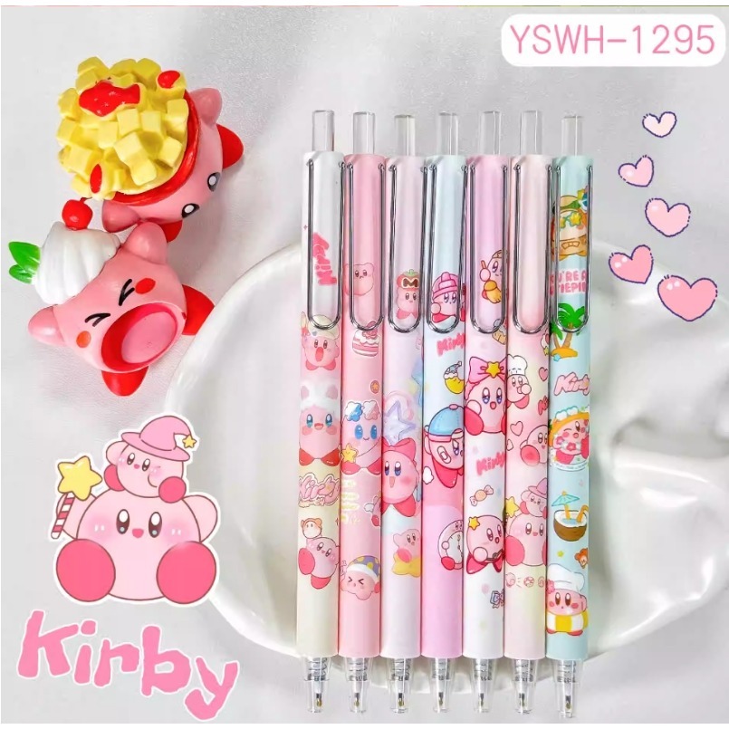 NO.1295 星之卡比 中性筆 按動 中性筆 k35限定考試 黑筆 0.5mm 快乾 速寫-細節圖2