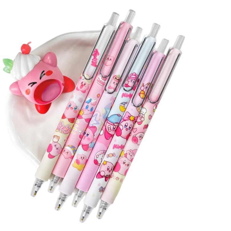 NO.1295 星之卡比 中性筆 按動 中性筆 k35限定考試 黑筆 0.5mm 快乾 速寫-細節圖4