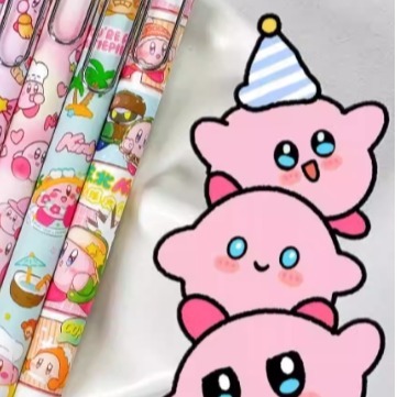 NO.1295 星之卡比 中性筆 按動 中性筆 k35限定考試 黑筆 0.5mm 快乾 速寫-規格圖4