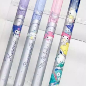 NO.82242 三麗鷗 中性筆 按動 中性筆 k35限定考試 黑筆 0.5mm 快乾 速寫-規格圖4