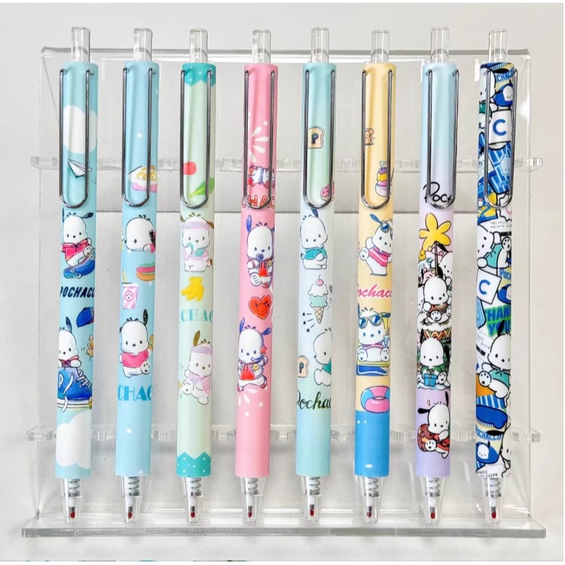 NO.1205 三麗鷗 帕恰狗 POCHACCO 中性筆 按動 中性筆 k35限定考試 黑筆 0.5mm 快乾 速寫-細節圖2