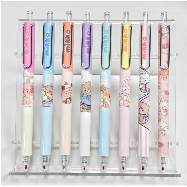 NO.615 MIKKO 中性筆 按動 中性筆 k35限定考試 黑筆 0.5mm 快乾 速寫-細節圖2