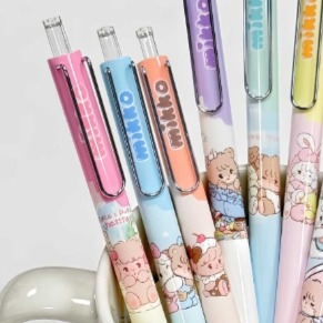 NO.615 MIKKO 中性筆 按動 中性筆 k35限定考試 黑筆 0.5mm 快乾 速寫-規格圖5