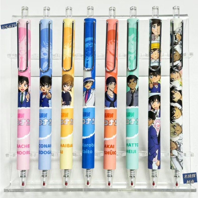 NO.619 名偵探柯南 柯南 中性筆 按動 中性筆 k35限定考試 黑筆 0.5mm 快乾 速寫-細節圖6