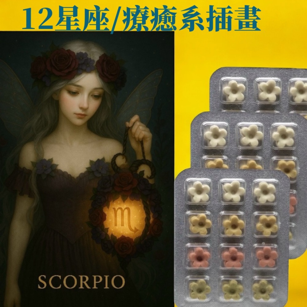 星座插畫卡＋純草本手工皂｜天然香氛MIT製｜生日交換禮物 快速出貨#外出皂#洗手皂#防疫小物#療愈小物#手工皂#外出皂-規格圖9