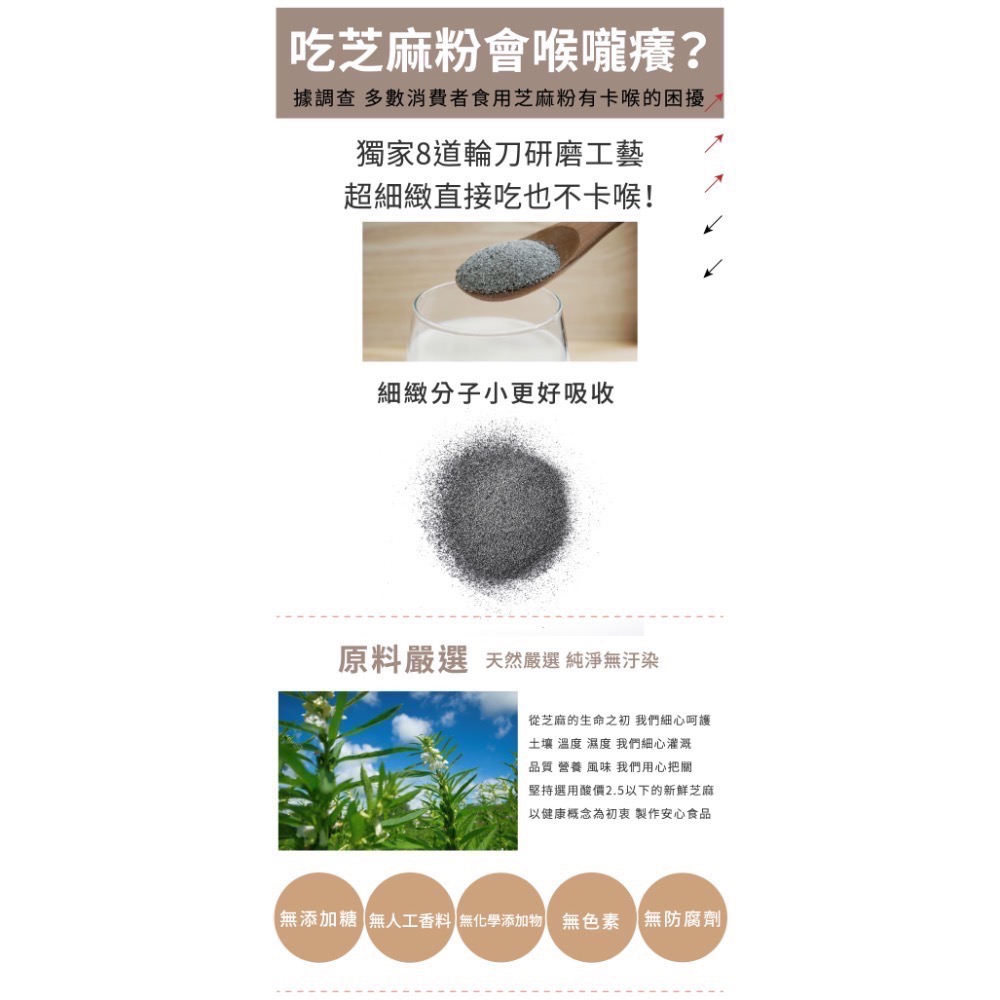 芝初 ￼SesaOle 高鈣黑芝麻粉 380g-細節圖2