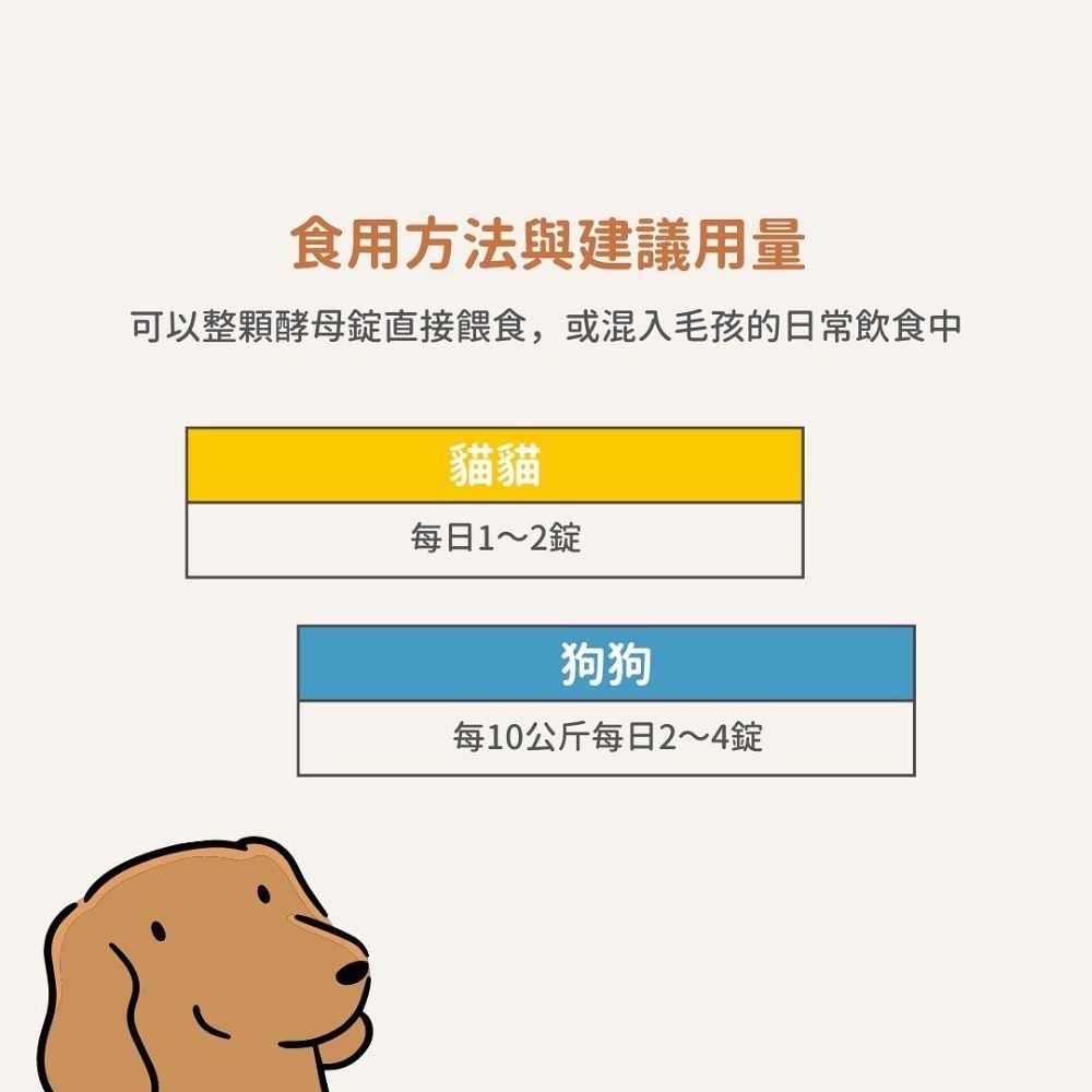 關於貓與我 × 高雄苓雅可店取｜【德國百年藥草之家-動物好朋友】啤酒酵母錠-細節圖7