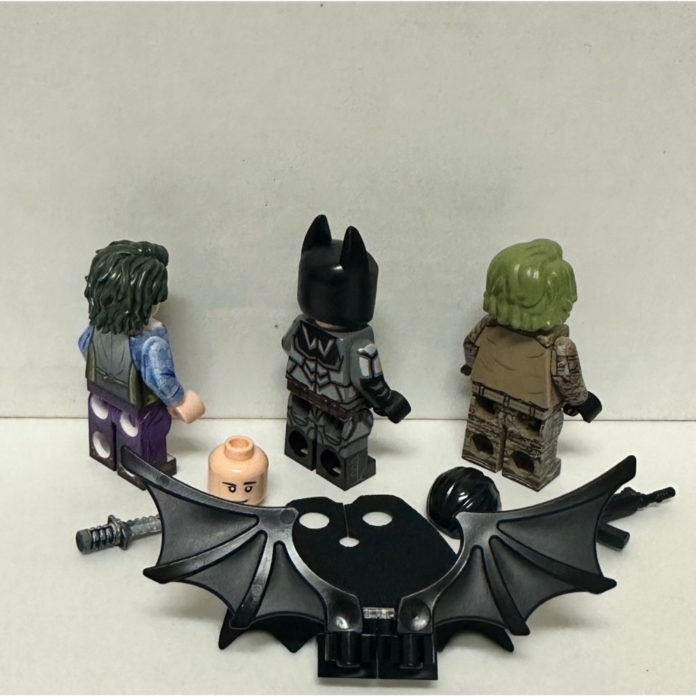 “ Lego x TRACY x Leyile阿卡漢蝙蝠俠&希斯萊傑小丑&希斯萊傑特戰小丑”一套三隻❤️-細節圖3