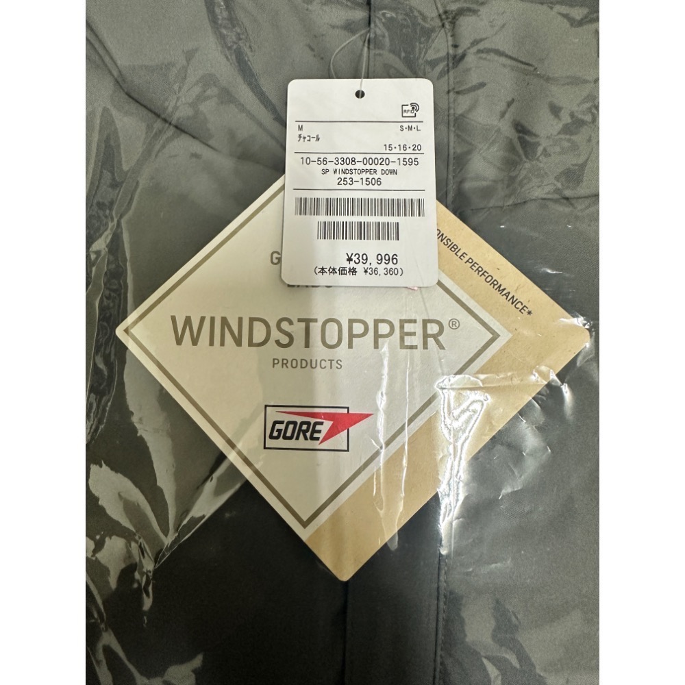 日線🇯🇵Plus Phenix別注GORE-TEX WINDSTOPPER DOWN JACKET 炭灰-細節圖5