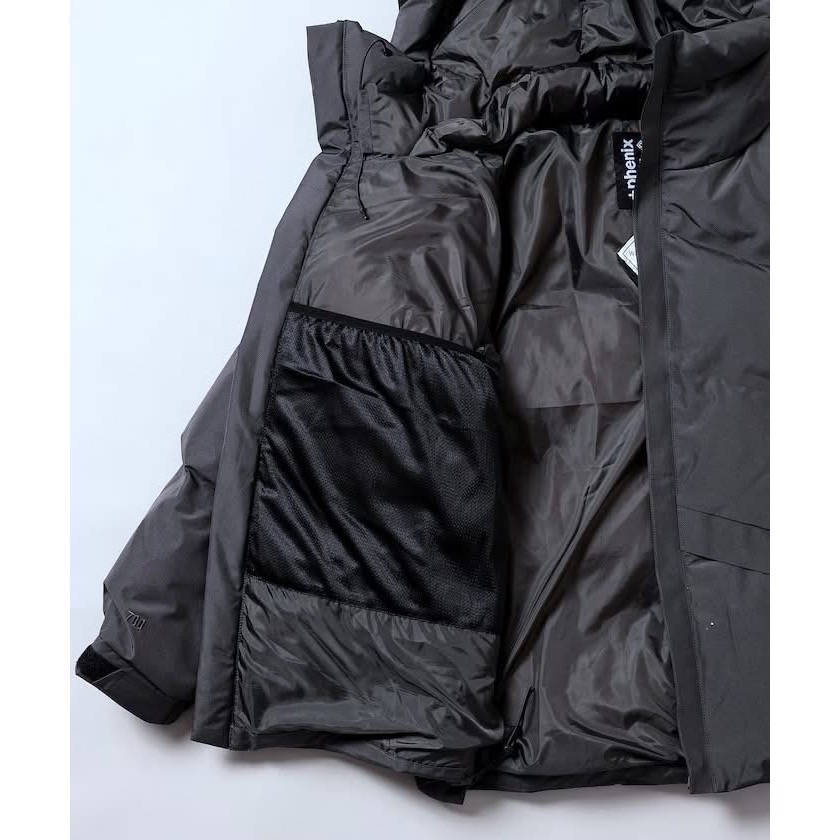 日線🇯🇵Plus Phenix別注GORE-TEX 黑WINDSTOPPER DOWN JACKET 全新含吊牌-細節圖4