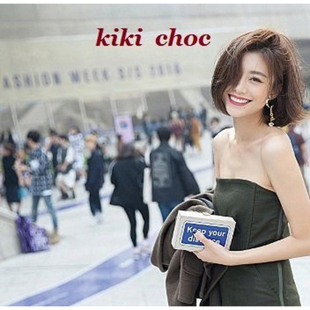 ♥kiki choc♥韓 個性大圓圈圈金屬框垂墜珍珠/珠珠長耳環/2way佩戴耳環流蘇-細節圖4