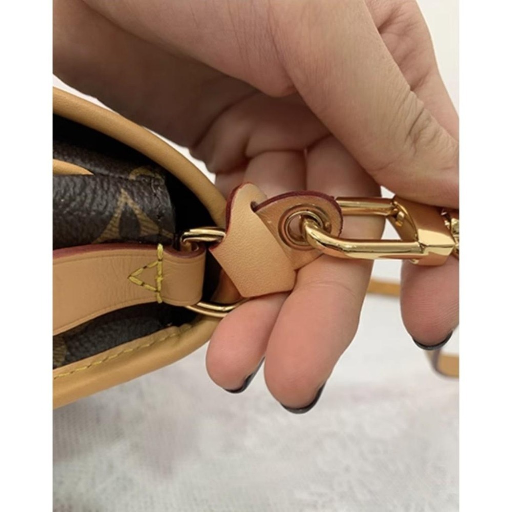 🩶包包背帶釦環防磨損扣 真皮牛皮釦環防磨損皮革保護套  法棍包包改造配件 包肩帶改造保護配件 包包防磨損釦A-細節圖9