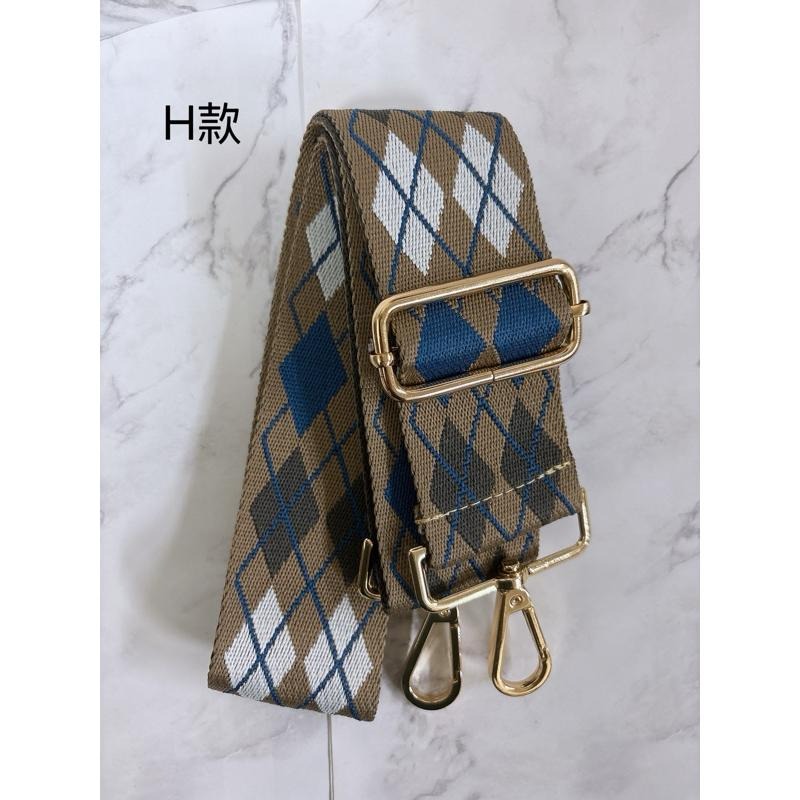 ♥韓 超寬版百搭拼色撞色菱格紋 包包背帶肩揹帶/寬背帶/斜揹帶/寬肩帶/側背帶MJ/手機包背帶-細節圖7