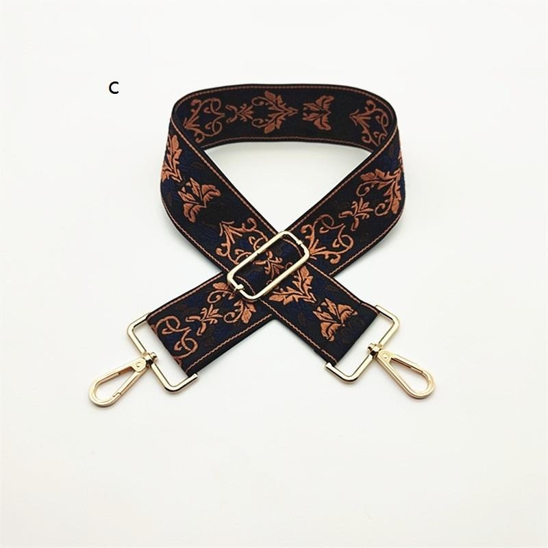 5CM超寬背帶 滿版宮廷刺繡圖騰包包背帶肩揹帶/寬背帶/斜揹帶/超寬版肩帶 包包揹帶 MJMK-細節圖2