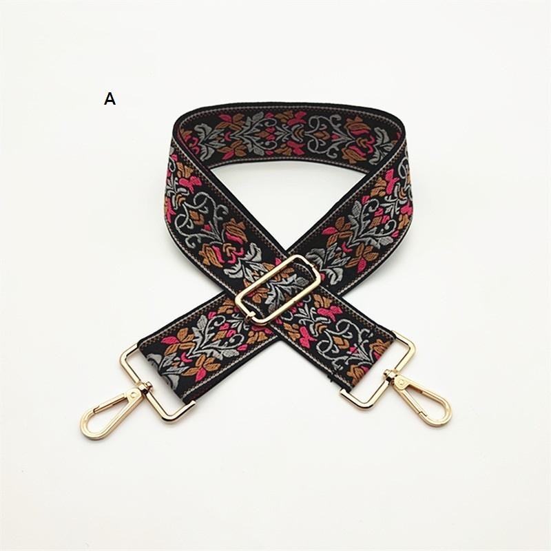 5CM超寬背帶 滿版宮廷刺繡圖騰包包背帶肩揹帶/寬背帶/斜揹帶/超寬版肩帶 包包揹帶 MJMK-細節圖3