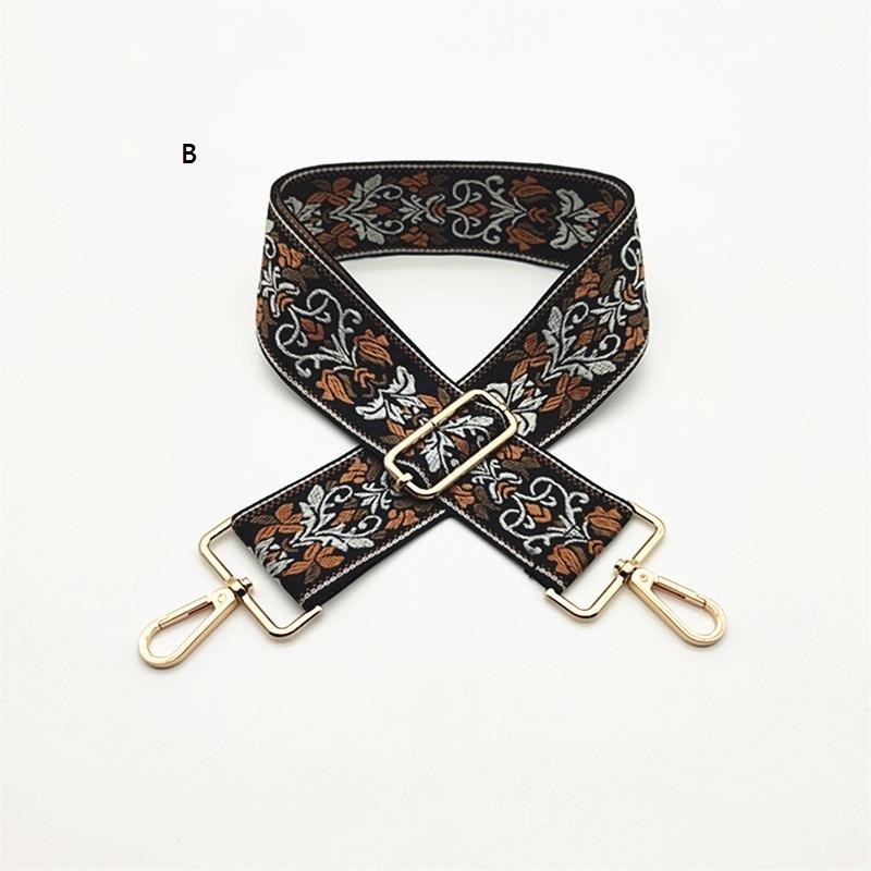 5CM超寬背帶 滿版宮廷刺繡圖騰包包背帶肩揹帶/寬背帶/斜揹帶/超寬版肩帶 包包揹帶 MJMK-細節圖4