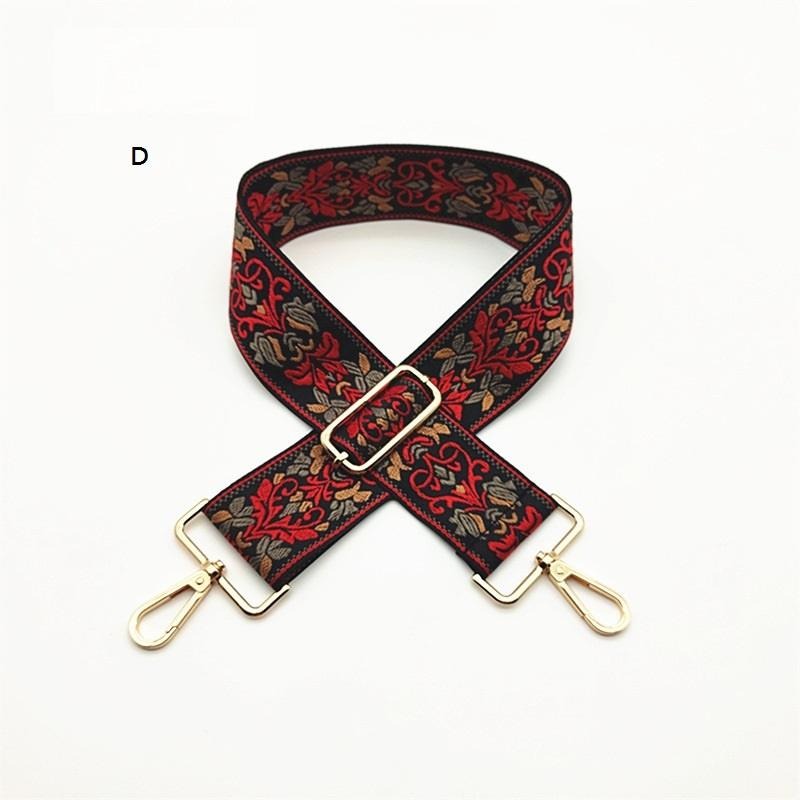 5CM超寬背帶 滿版宮廷刺繡圖騰包包背帶肩揹帶/寬背帶/斜揹帶/超寬版肩帶 包包揹帶 MJMK-細節圖5