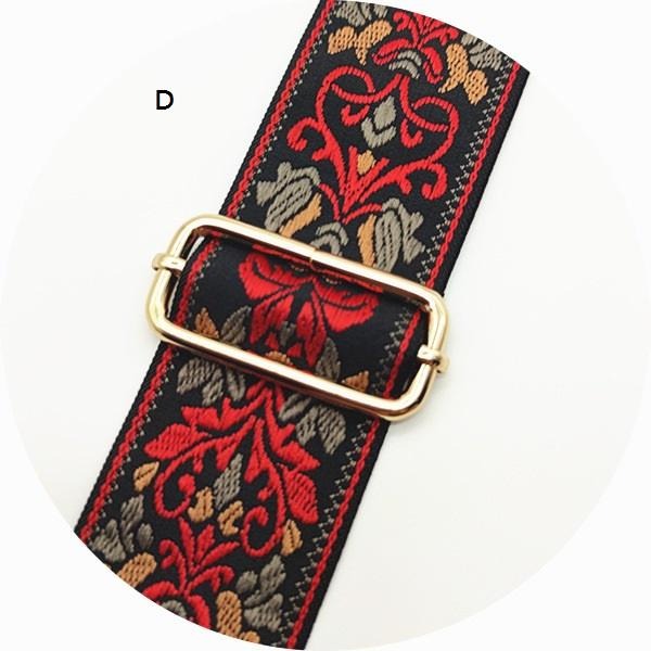 5CM超寬背帶 滿版宮廷刺繡圖騰包包背帶肩揹帶/寬背帶/斜揹帶/超寬版肩帶 包包揹帶 MJMK-細節圖7