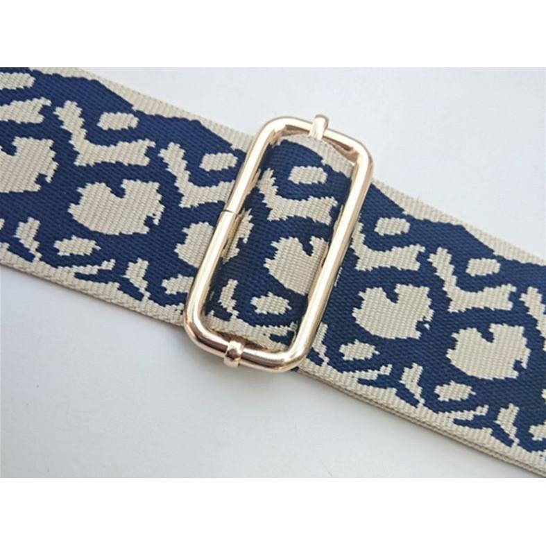 💙超寬版背帶 韓版滿版刺繡圖騰配皮革包包背帶肩揹帶/寬背帶/斜揹帶/超寬版肩帶 包包背帶 Mkcoach-細節圖9