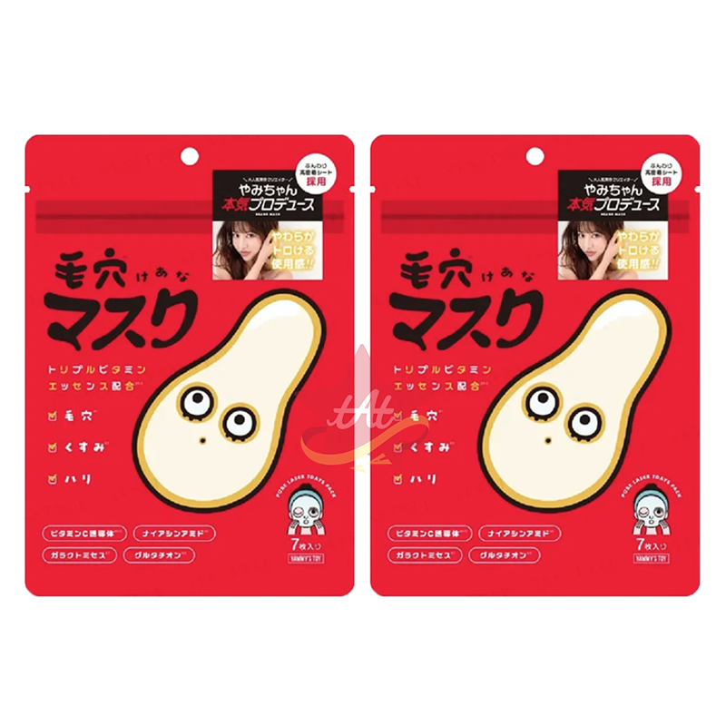 台灣現貨🇯🇵 YAMMY＇S TOY 毛孔收縮保濕緊緻面膜7枚入 美容 精華液 臉部護理 美妝護膚 美妝保養-細節圖2