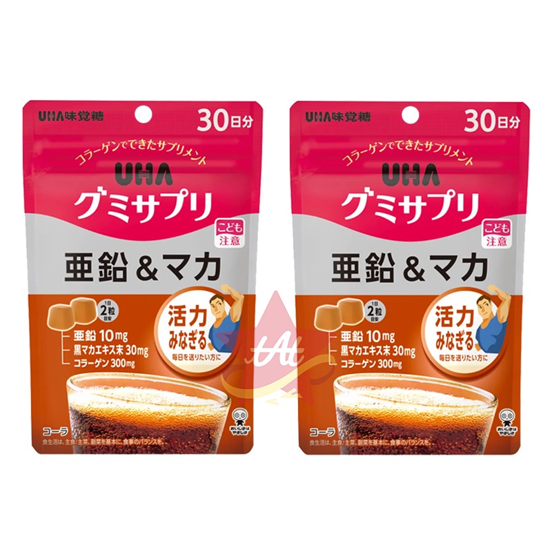 台灣現貨🇯🇵 UHA味覺糖亞鉛瑪卡軟糖30日份 營養補充軟糖 瑪卡加鋅軟糖 亞鉛 瑪卡 鋅 馬卡 軟糖 30日-細節圖2