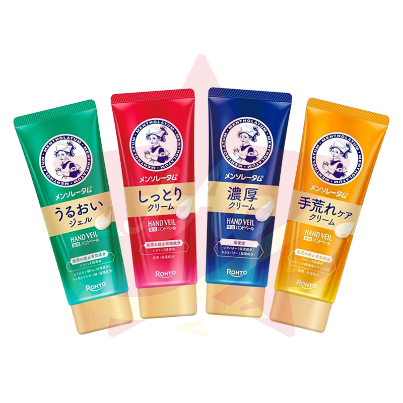 台灣現貨🇯🇵 日本曼秀雷敦HAND VEIL護手霜 HAND CREAM ROHTO 樂敦 尿素指肌荒對策 70g-細節圖2