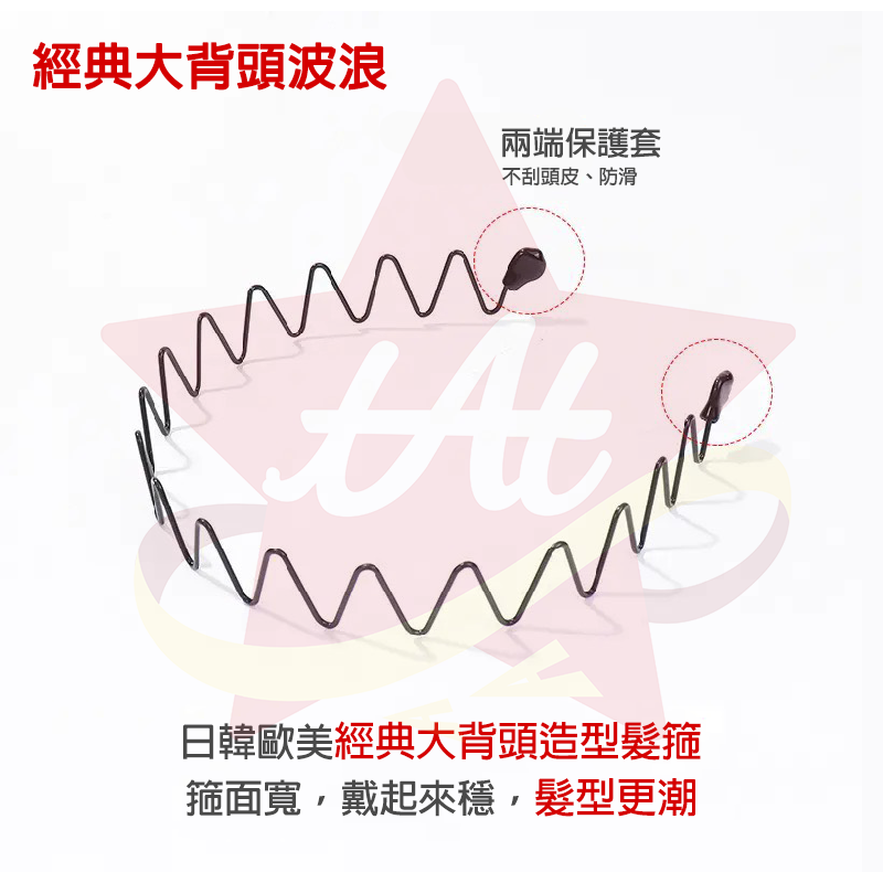 經典背頭大波浪