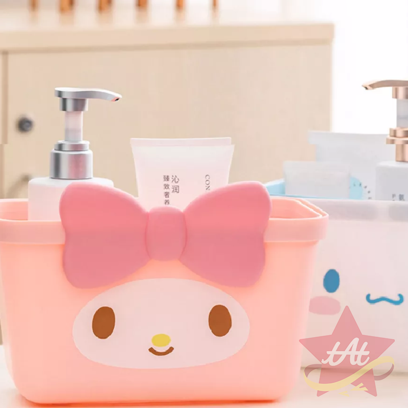 台灣現貨🔥 MINISO 三麗鷗收納籃 名創優品 SANRIO 三麗鷗 收納籃 收納 籃子 手提 美樂蒂 大耳狗-細節圖2