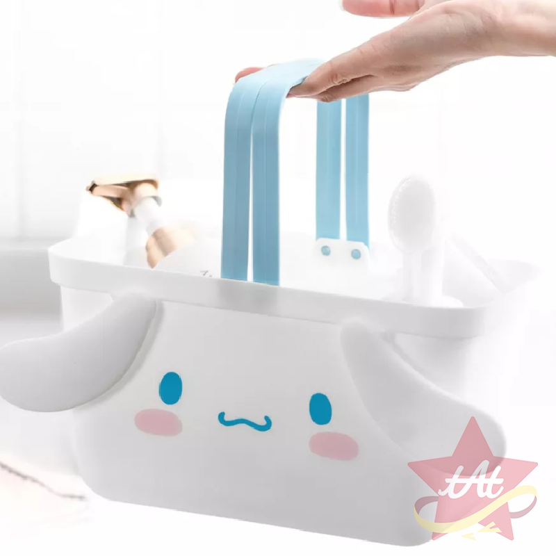台灣現貨🔥 MINISO 三麗鷗收納籃 名創優品 SANRIO 三麗鷗 收納籃 收納 籃子 手提 美樂蒂 大耳狗-細節圖3